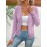 Women'S Long - Sleeved Front-Opening Buttoned Cardigan Sweater, With Delicate Button Details + High - Elastic Fabric. Perfect For Office Commute, Casual Dates & Daily Outings. Hurry To Buy & Enjoy The Discount