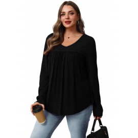 Women's 3pcs V-Neck Sweater Set - Lightweight Layering Shirts with  (No Bulk), Beige/Olive /Black Solid Color Tops | Machine Washable All-Season Blouses for Casual & Semi-Formal Outfits, 95% /5% Spandex Wear