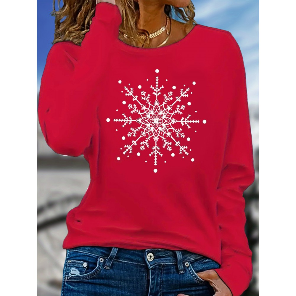 Women's Casual Long Sleeve T-Shirt/Pullover Blouse with A-Z Letter Print ( Initials Available) - Round Neck All-Season Top for Casual Attire, Parties & Layering - Machine Washable Regular Fit Shirt