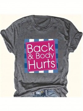 Crew Neck T-Shirt - Fashionable Womens 