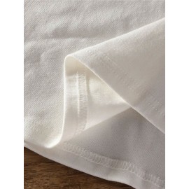 Women's Turquoise Blue Short Sleeve T-Shirt - Soft Pure Round Neck Top with Chicken Print (Hens & Bow Tie Design) - Casual & Party Wear for Spring Summer Fall - Comfortable Colors Everyday Blouse