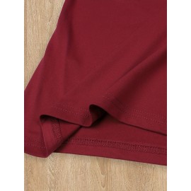 [Cute Orange Kitten T-Shirt] Lightweight Comfortable Fit Women's Cute Orange Kitten Peeking from Torn Hole Graphic T-Shirt - Red Casual Everyday Tee for Pet Lovers - Medium Elasticity Fabric Spring Summer Apparel