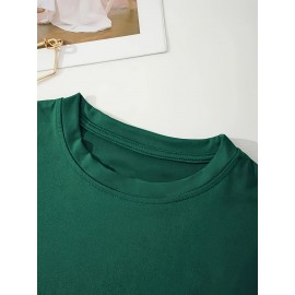 Fashion Creative Pattern Printed Women'S T-Shirt, Suitable for Spring And Summer Casual Women Short-Sleeved T-Shirt, Comfortable Fashion Elegant Women'S Round Neck Loose Women'S Blouse 100%