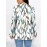 Plus Size, Plus Size Women's Elegant Full-Body Print Oversized Cardigan Coat - Winter Warm Long Sleeve Jacket with Collar, Machine Washable All-Over Pattern (No) for Casual, Office, Party - Plus Size Clothing (Curvy & Tall Friendly)